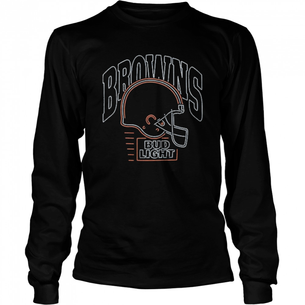 Cleveland Browns NFL Bud Light shirt Long Sleeved T-shirt