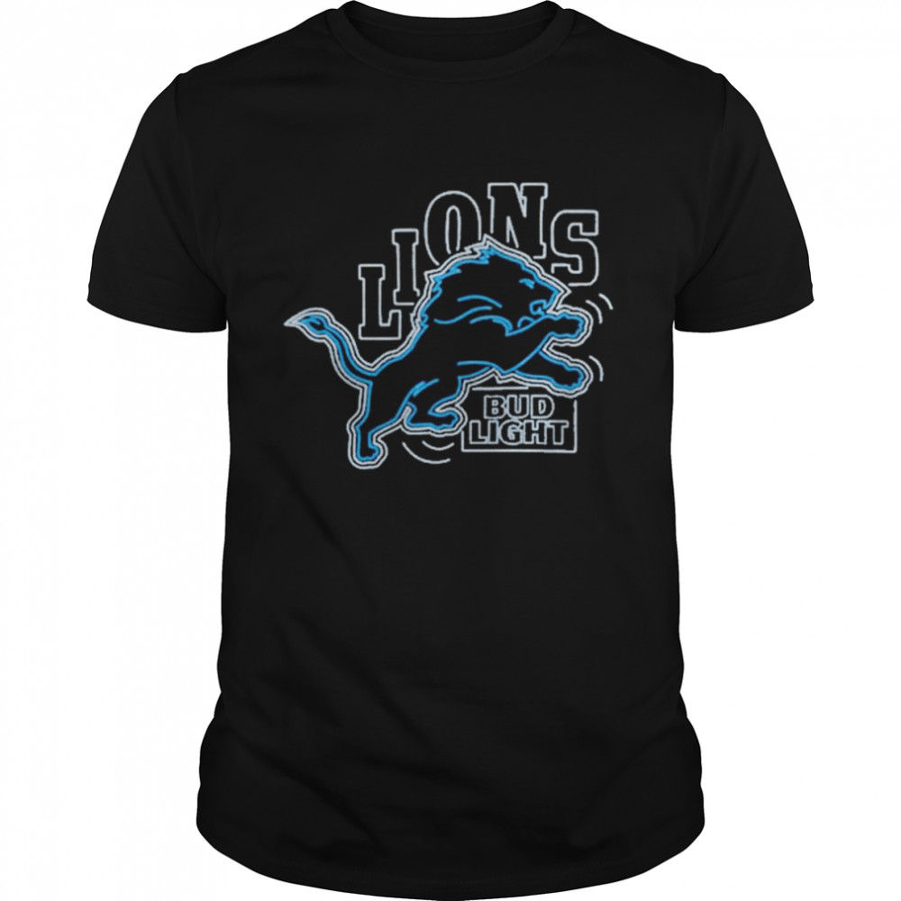 Detroit Lions NFL Bud Light shirt
