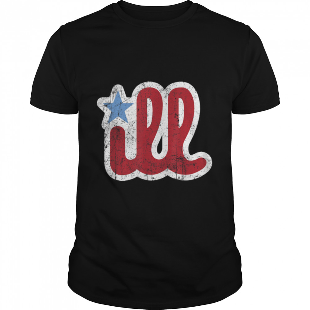 ILL Philly Philadelphia Baseball Vintage Men Women Kids T-Shirt B0BKVX9C2H