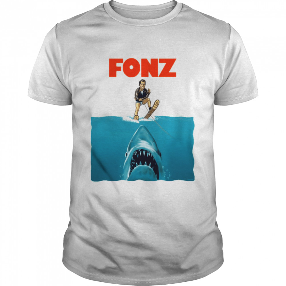 Jaws The Fonz Happy Days shirt