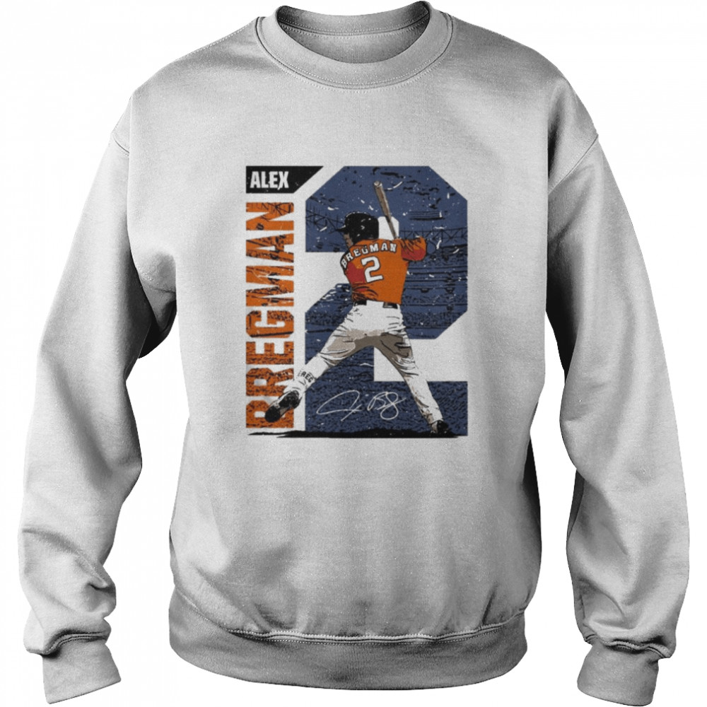 Baseball Houston Astros Alex Bregman signature t-shirt Unisex Sweatshirt