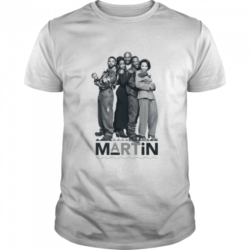 Black And White Image Of Martin’s Cast shirt