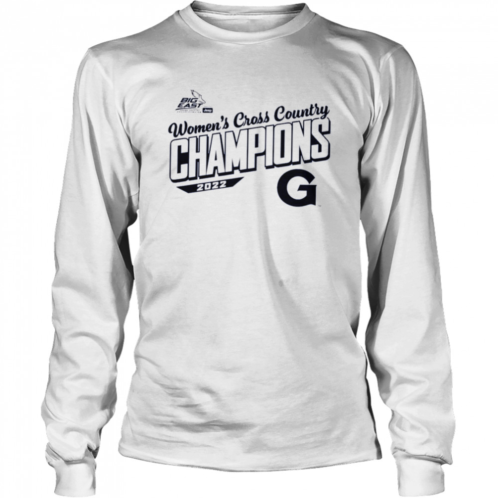 Georgetown Hoyas 2022 Big East Women’s Cross Country Champions shirt Long Sleeved T-shirt