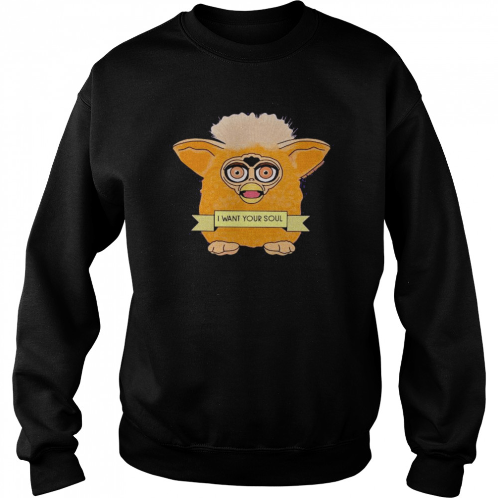 I want your soul the weird emporium Mogwai t-shirt Unisex Sweatshirt