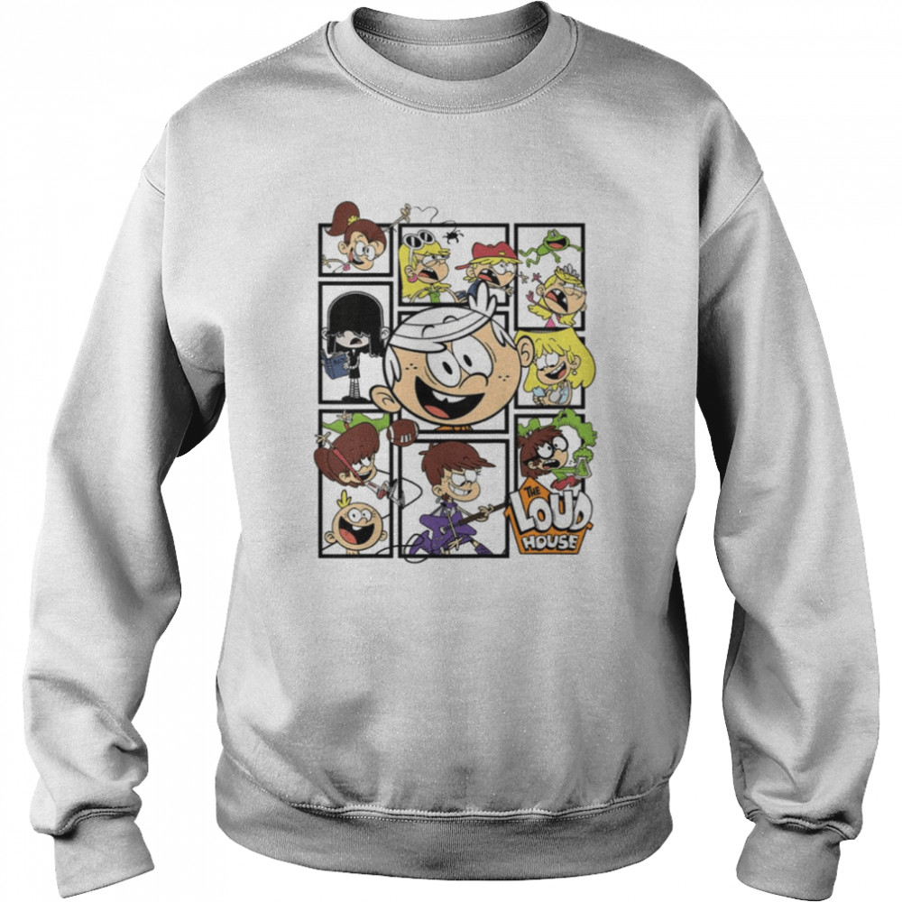 Kids Loud Family In Box Frames shirt Unisex Sweatshirt