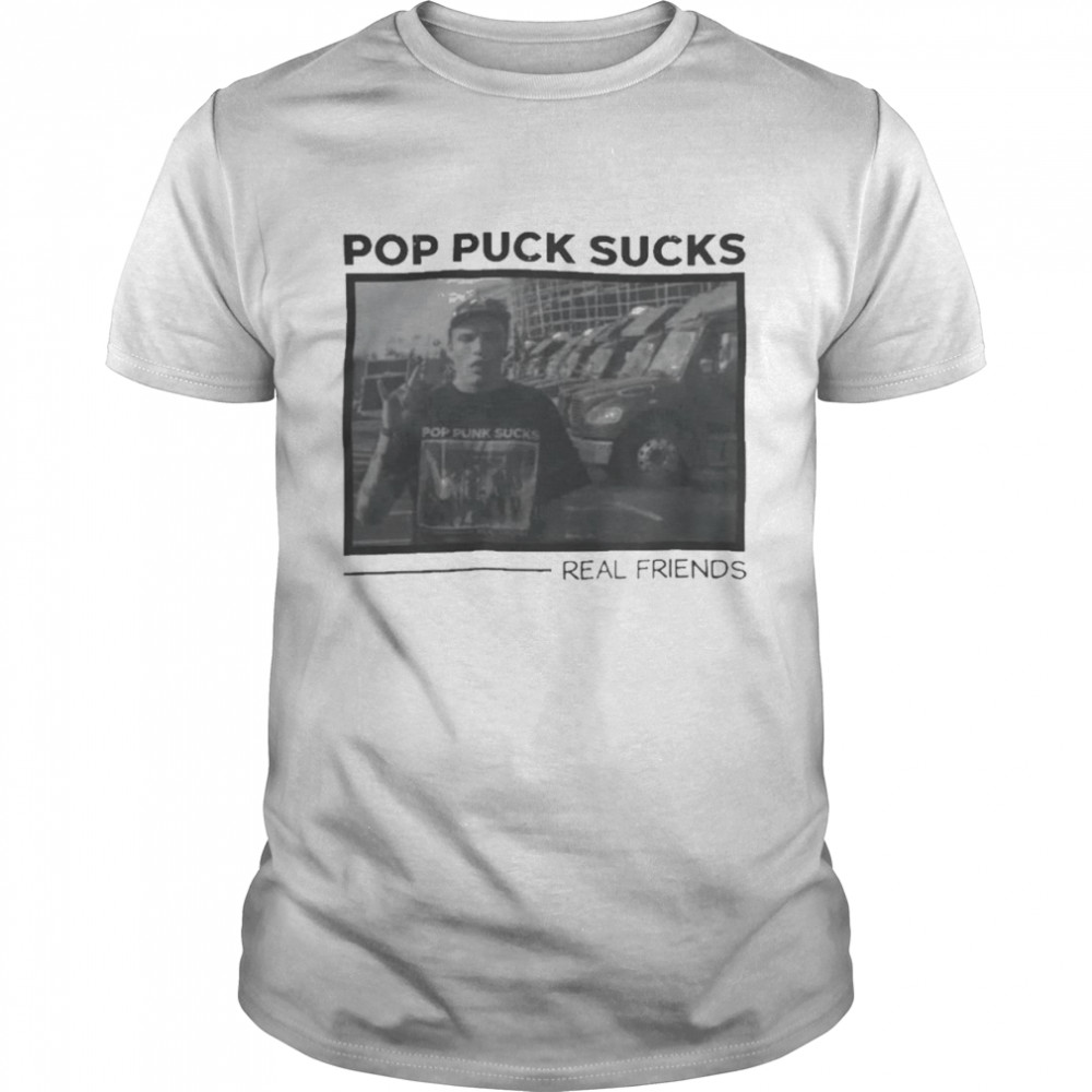 Pop punk sucks real friends t-shirt