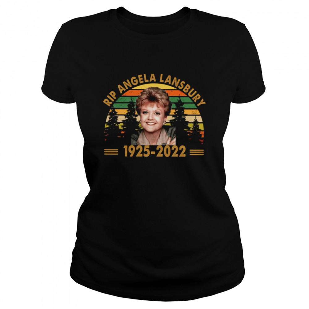 Sunset Design Rip Angela Lansbury 1925 2022 shirt Classic Women's T-shirt