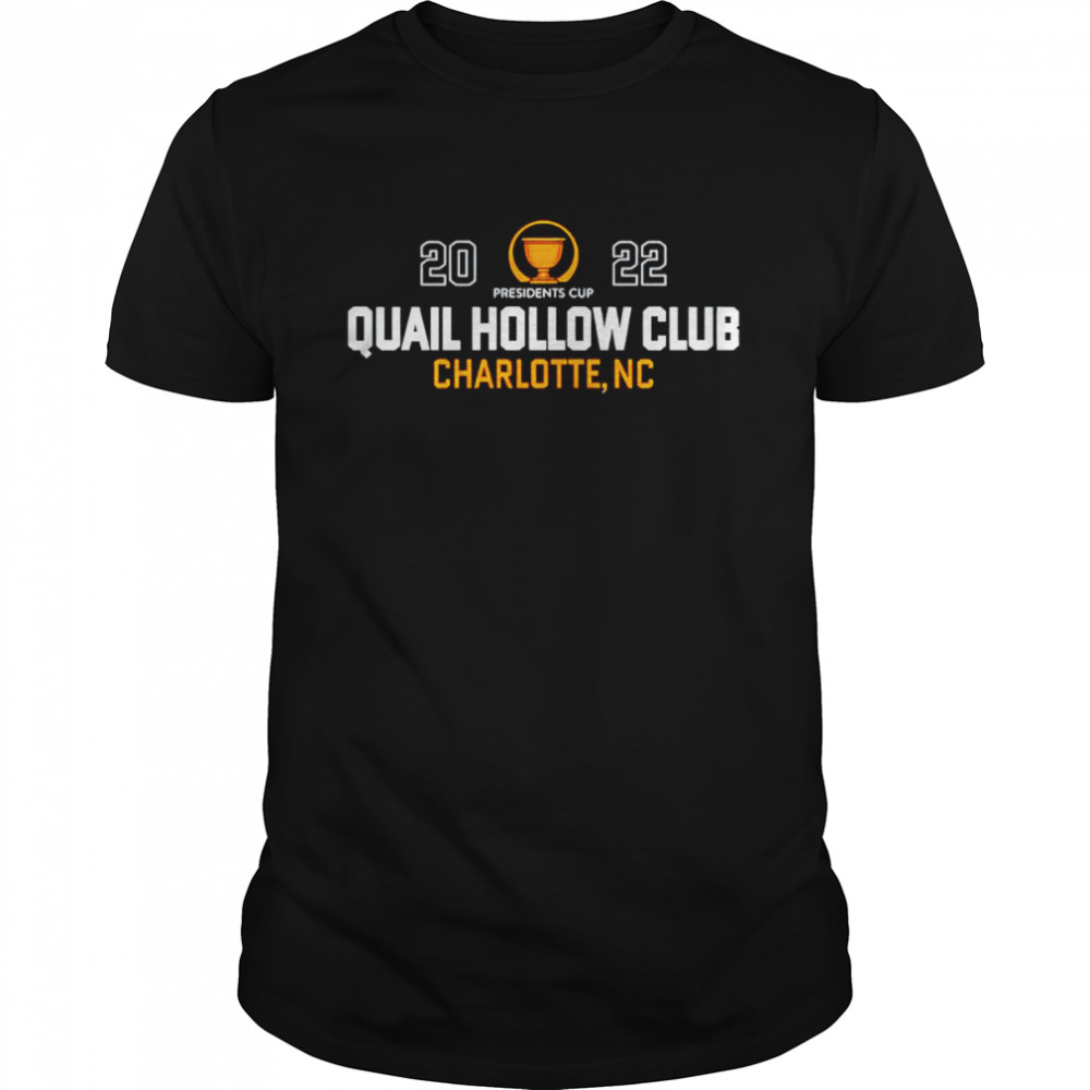 2022s Presidentss Cups Quails Hollows Clubs Charlottes NCs shirts