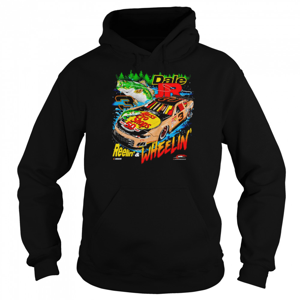 Dale Jr. Reelin’ and Wheelin’ shirt Unisex Hoodie