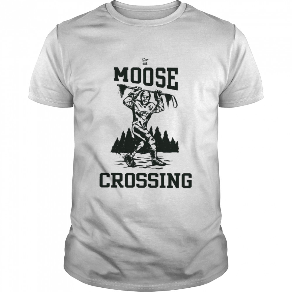Moose crossing T-shirts