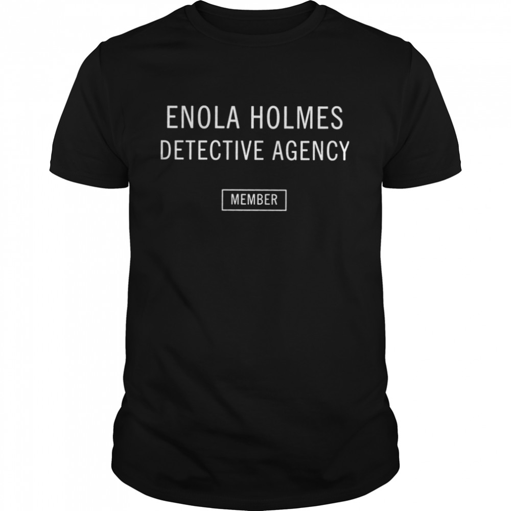 Original Enola Holmes Detective Agency Member T-shirts