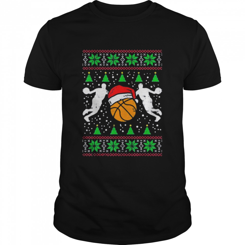 Basketball sport coach player ugly Christmas shirts