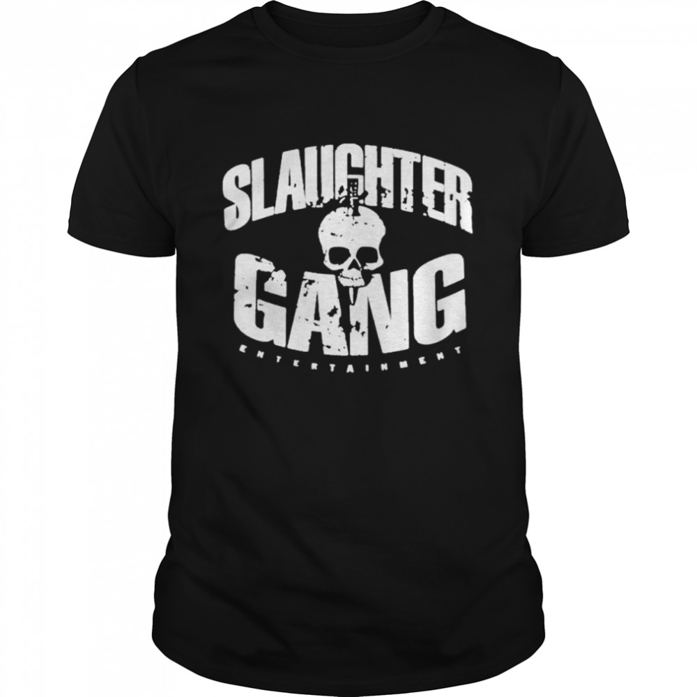 Slaughter gang entertainment distressed shirts