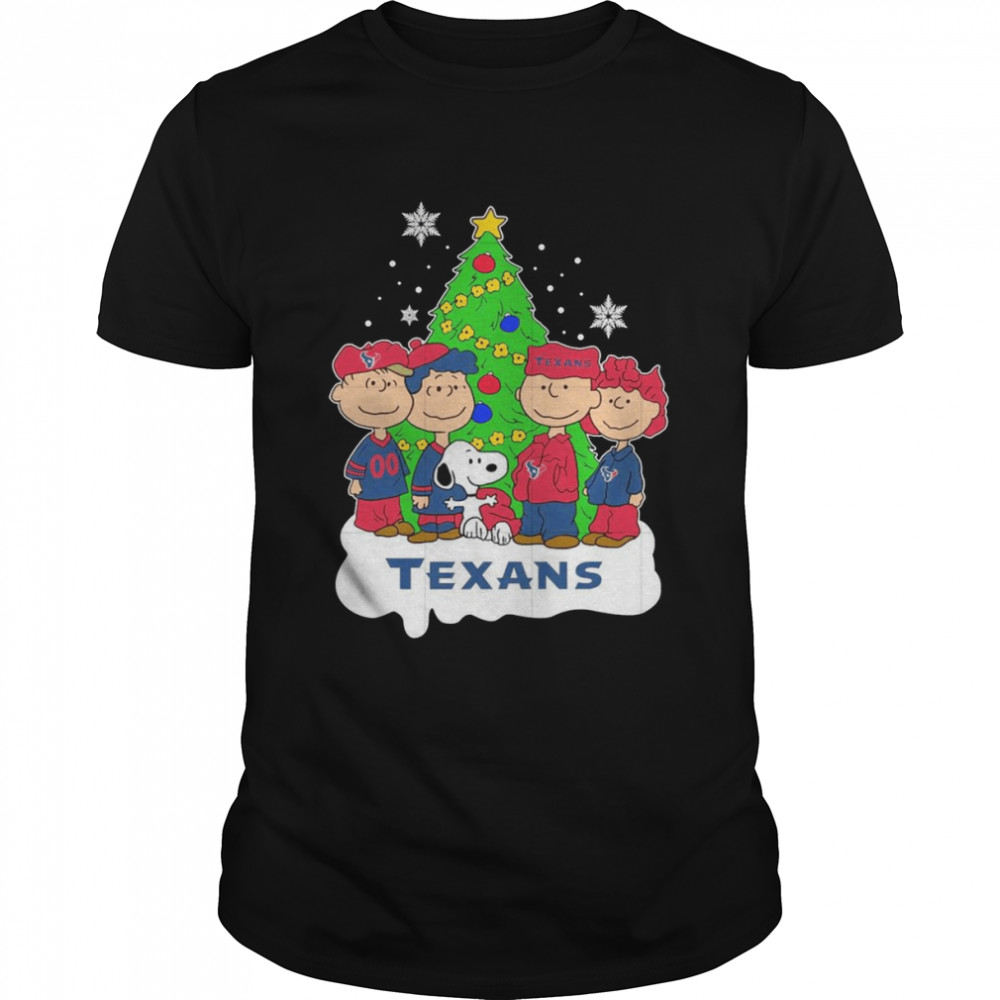 NFL Snoopy The Peanuts Houston Texans Christmas 2022 shirts