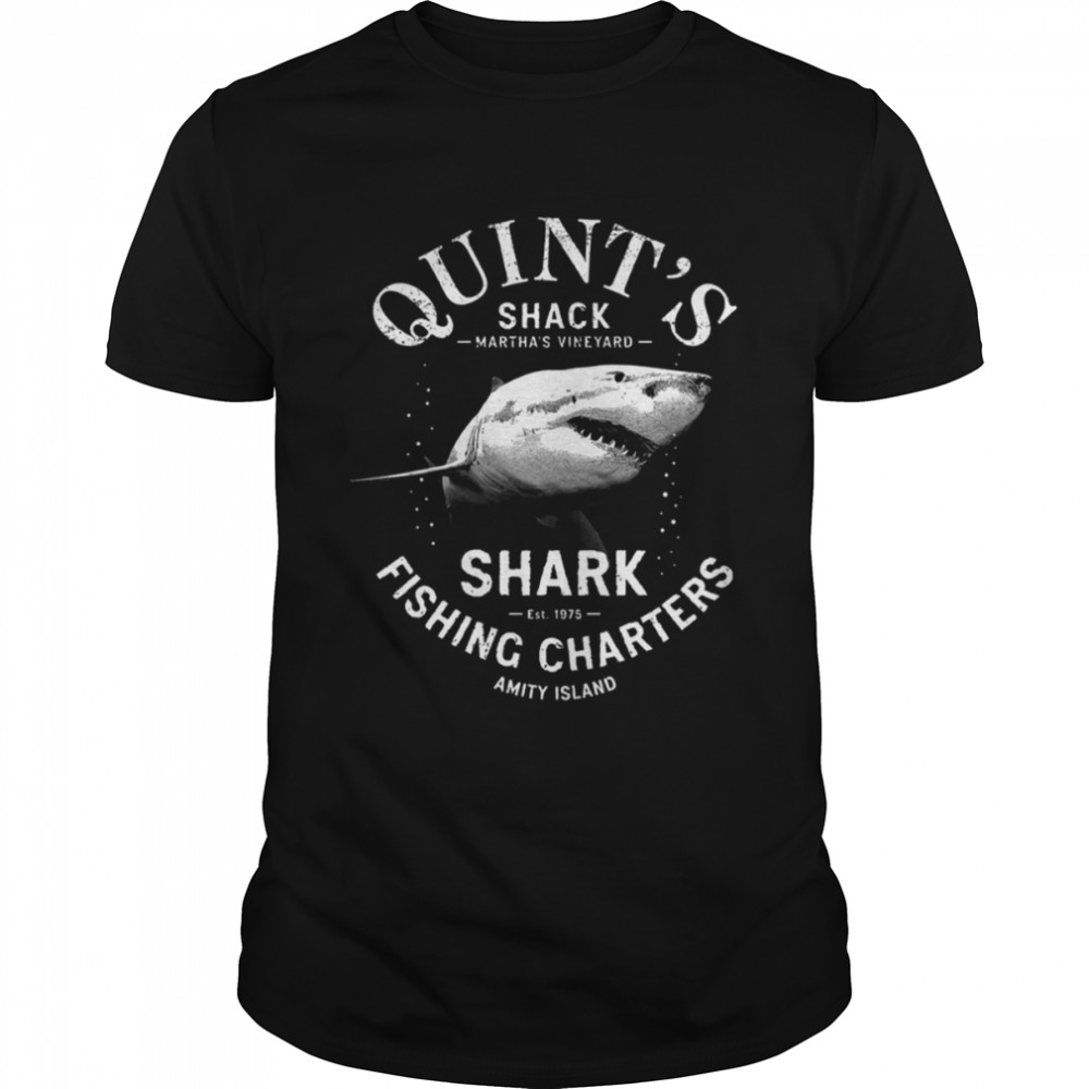 Quints’ss Sharks Fishings Charterss Thes Jawss Movies shirts