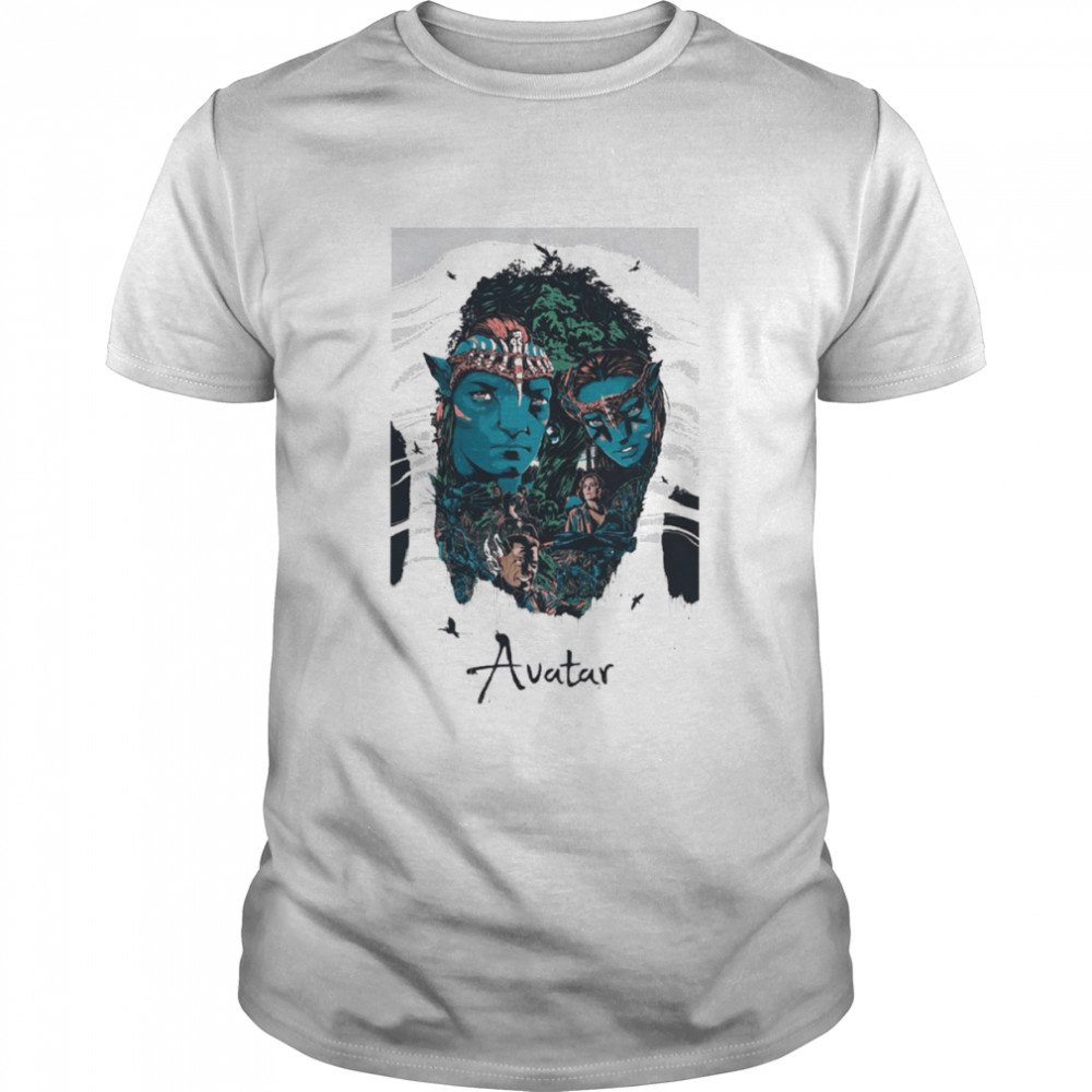Aesthetic design avatar movie 2022 characters t-shirts