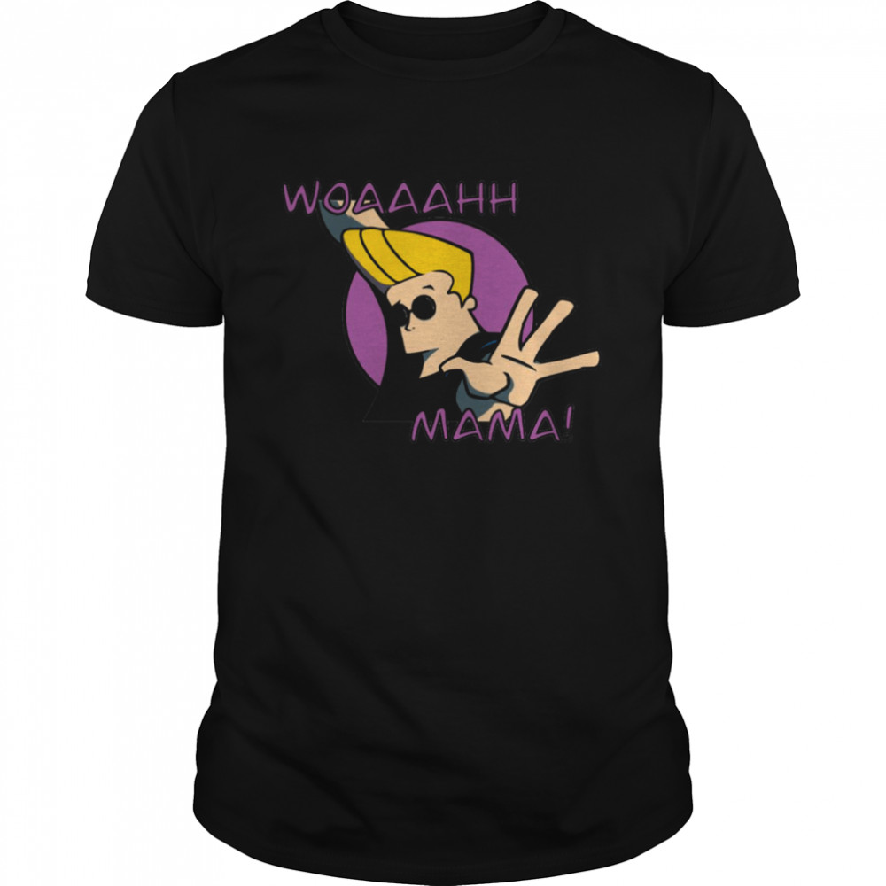 Johnny Bravo Cartoon Design Woah Mama Quot shirt