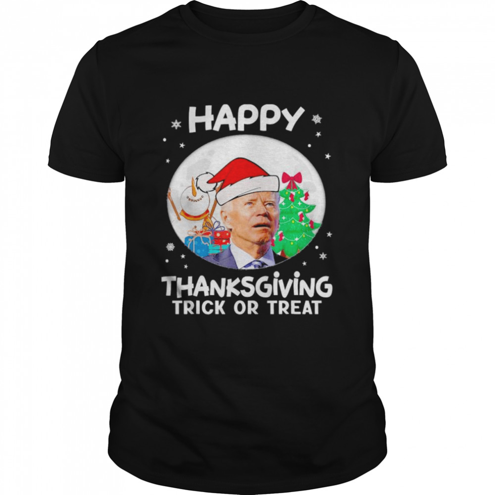 Joe Biden Happy Thanksgiving trick or treat shirt