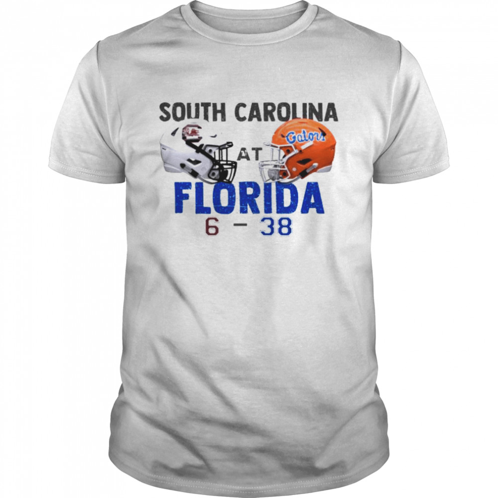 Florida Gators 38 6 South Carolina Football 2022 gameday matchup final score shirt