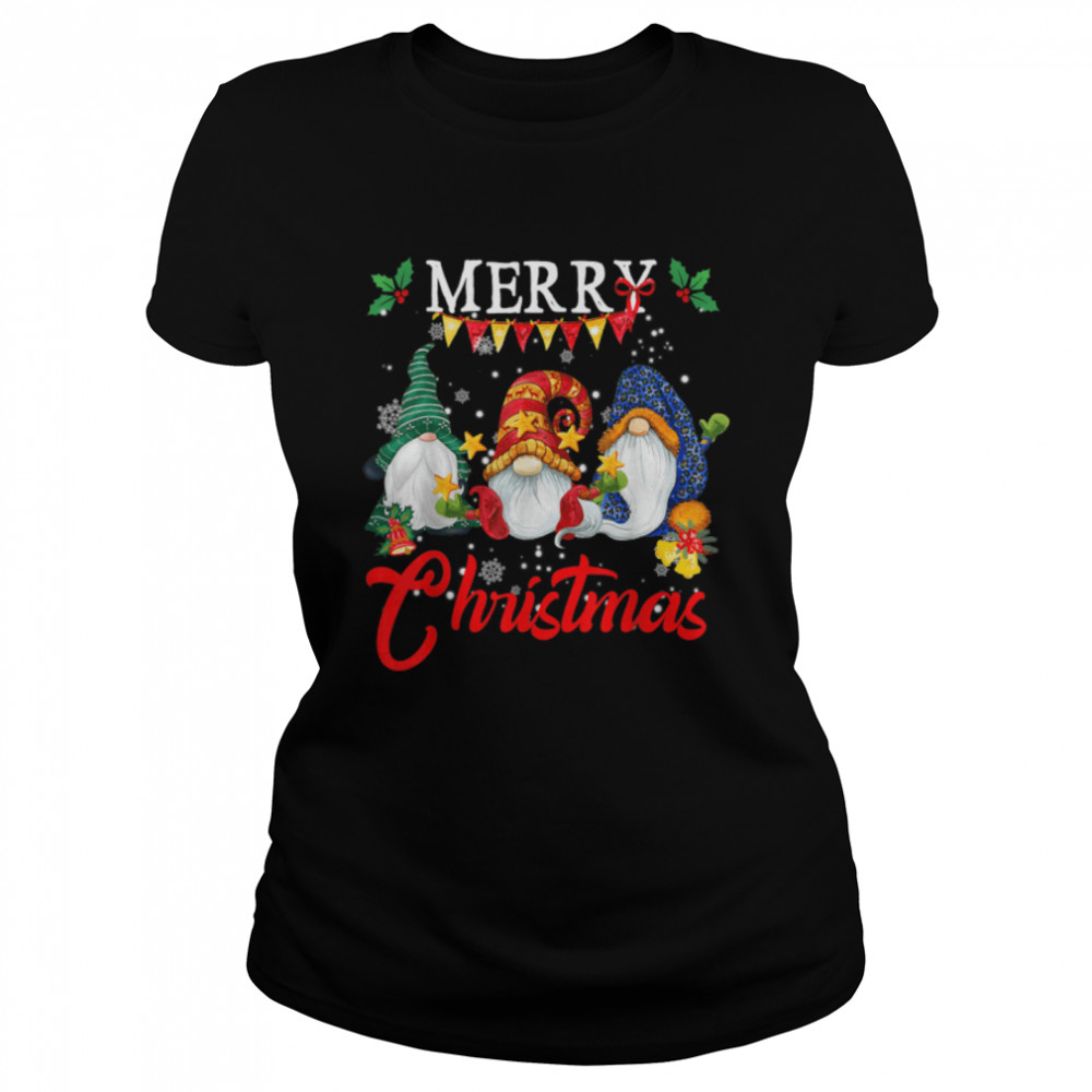 Merry Christmas Gnomies Christmas Gnome Xmas Women T- B0BM9P2GZC Classic Women's T-shirt