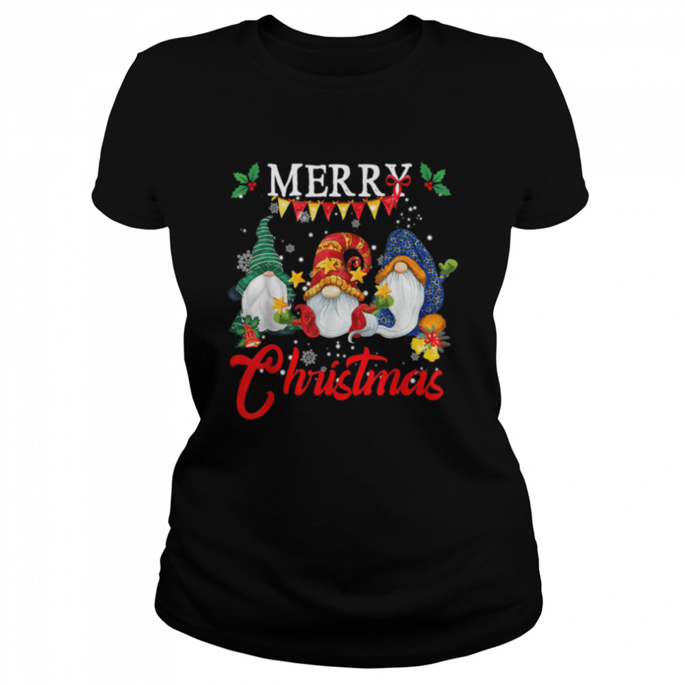 Merry Christmas Gnomies Christmas Gnome Xmas Women T- B0BM9QG9VB Classic Women's T-shirt