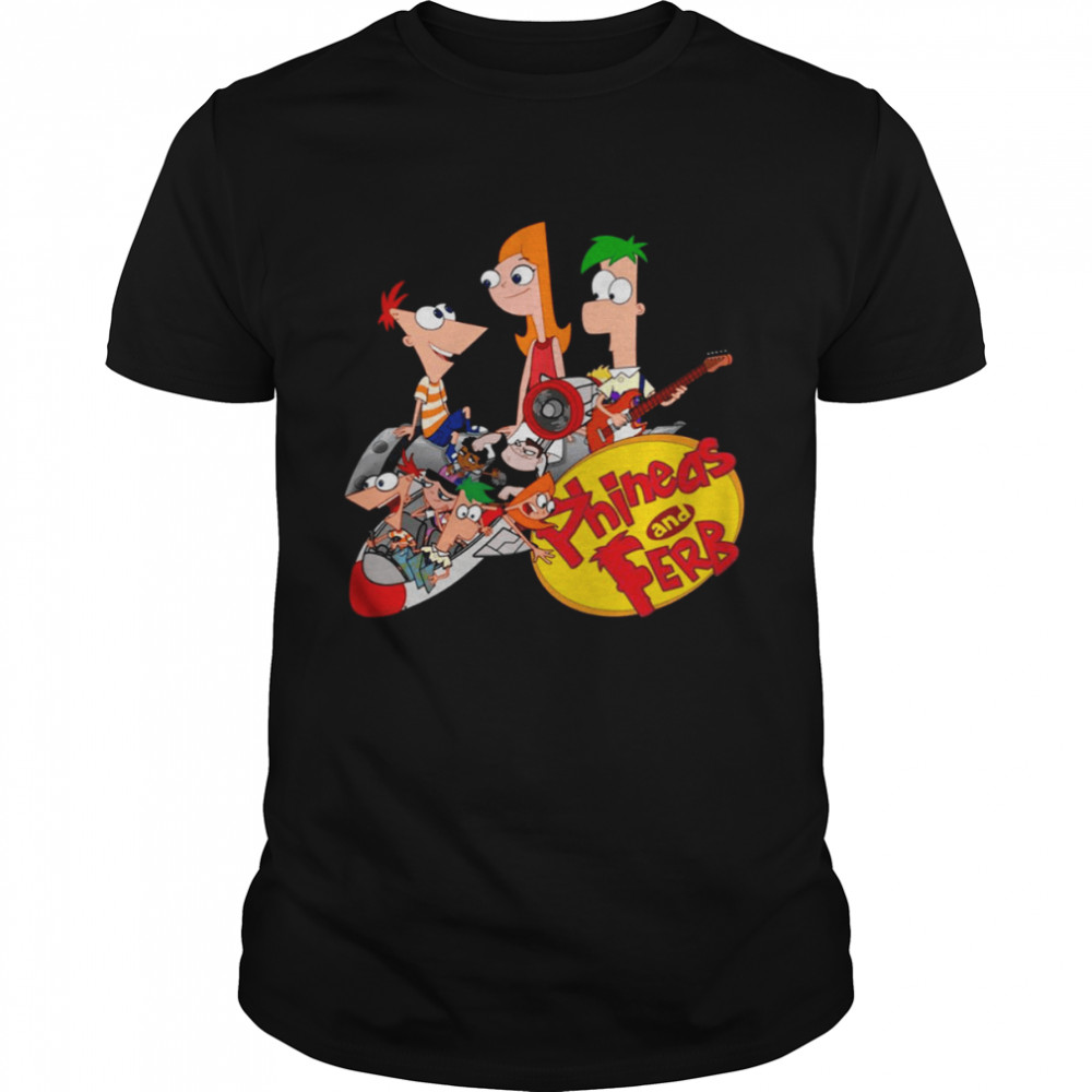 Cartoons Kidss Phineass Ands Ferbs shirts