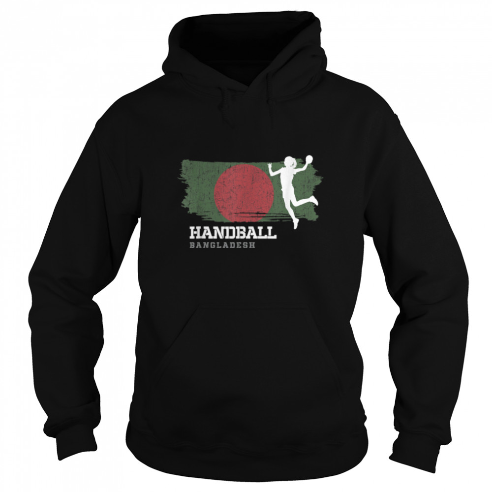 Handball Player Bangladesh Flag Sports Womens Handball T- B0BMLDY5J4 Unisex Hoodie