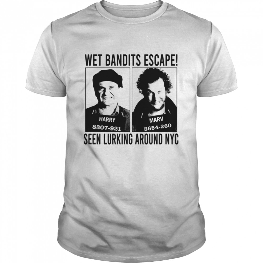 Wet Bandits Home Alone Criminals Christmas Movie shirts