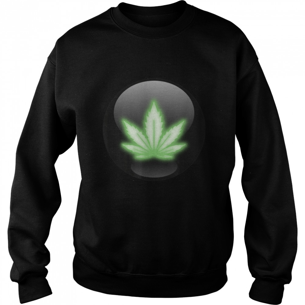 Cannabis Leaf Icon Medical Marijuana Button 420 Weed Symbol T- B0BLTD699G Unisex Sweatshirt