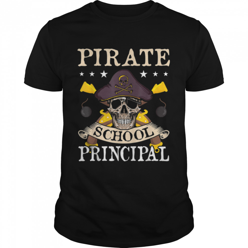 Pirate School Principal Party T-Shirt B07WYMM4P1