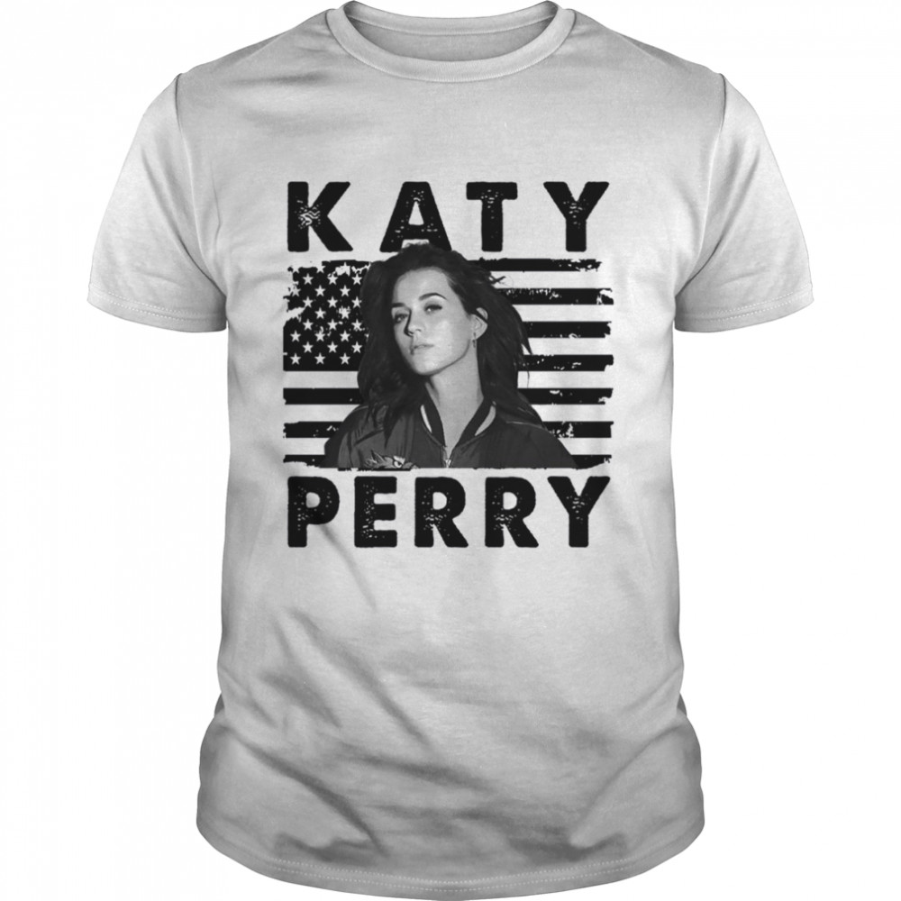 Retro American Flag Katy Perry Music Gift shirts