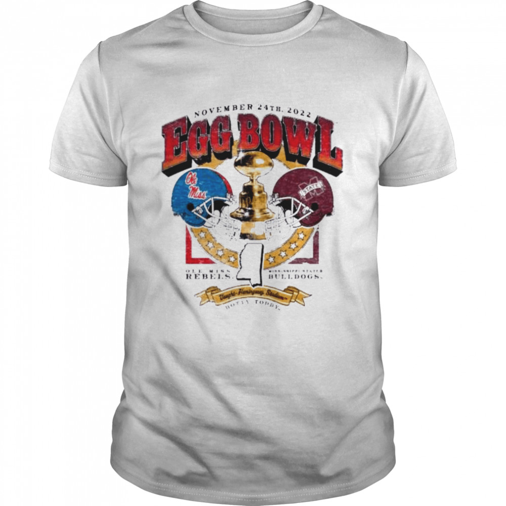 Ole Miss Rebels vs Mississippi State Bulldogs EGG Bowl shirts