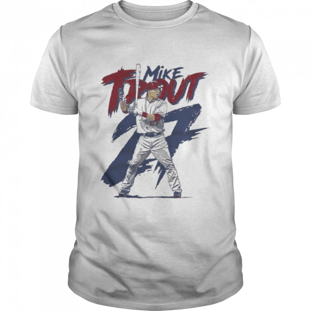 Baseball Mike Trout sports design t-shirts