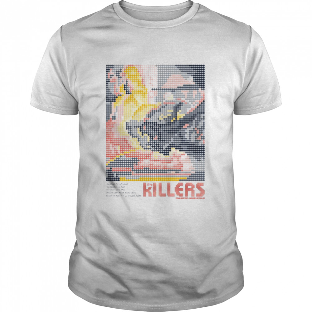 The killers auckland nz nov 21th 2022 auckland town hall new zealand established fabulous las vega shirts
