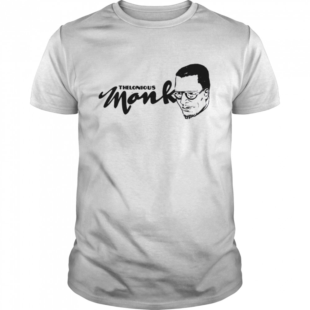 Typographic Design Thelonious Monk Artwork shirt