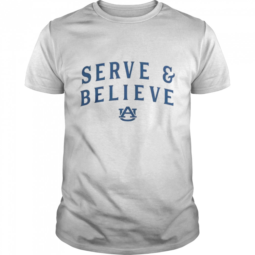 Under Armour Auburn The Serve Believe Adult shirt