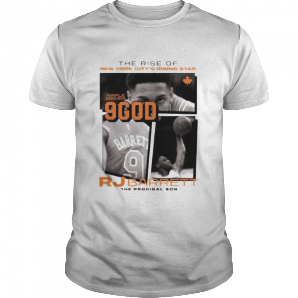 Best the rise of New York city’s rising star 9God RJ Barrett NY Knicks shirt Classic Men's T-shirt