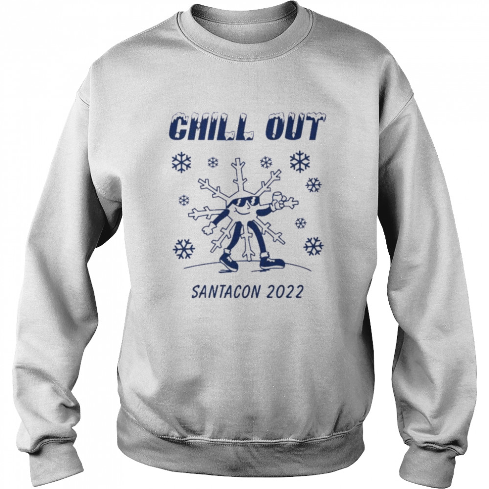 Chill Out Santacon 2022 Christmas Unisex Sweatshirt