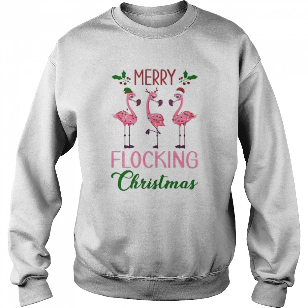 Christmas Flamingo  Unisex Sweatshirt
