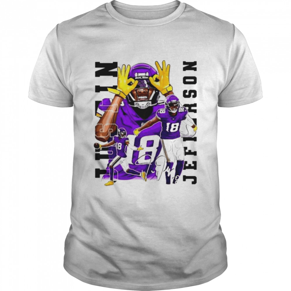Justin Jefferson Griddy Minnesota Vikings 2022 shirt Classic Men's T-shirt