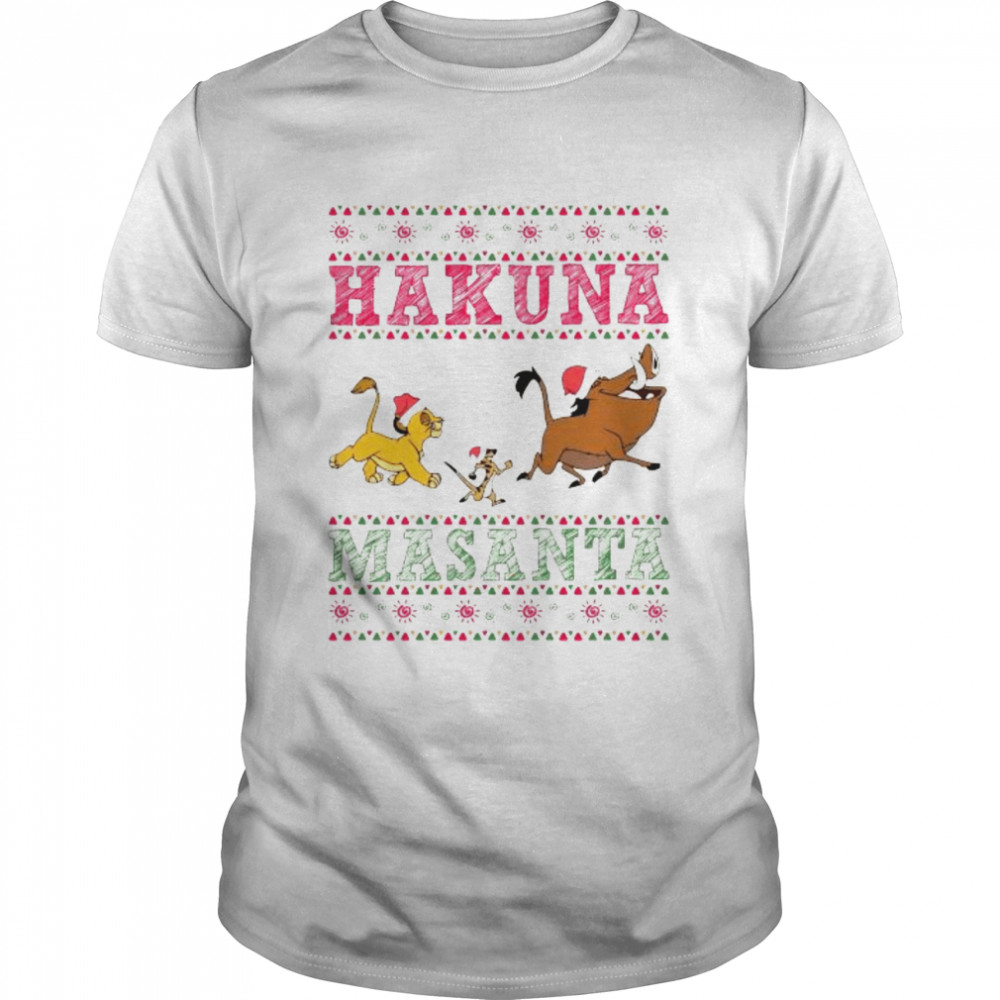 Lion King Hakuna Masanta Christmas 2022 shirt Classic Men's T-shirt
