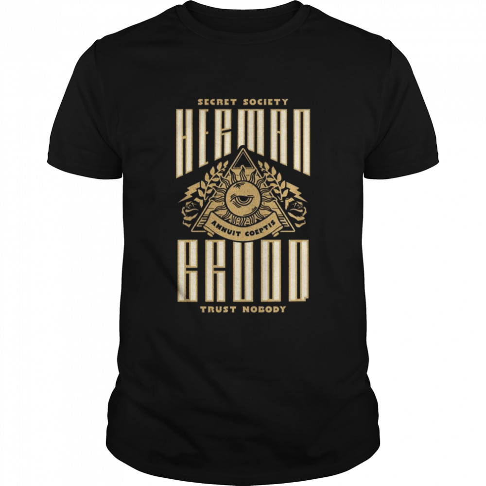 Secret Society Trust Nobody Herman Brood shirt Classic Men's T-shirt