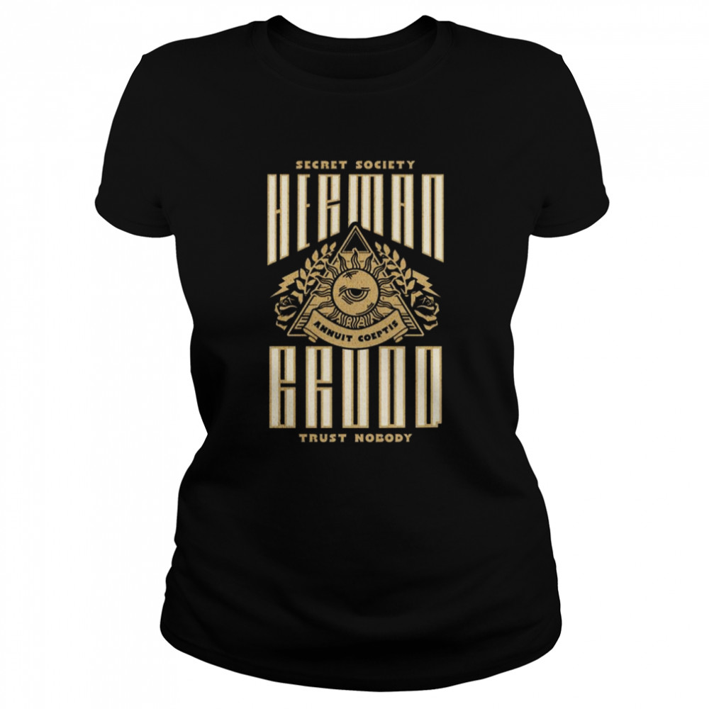 Secret Society Trust Nobody Herman Brood shirt Classic Women's T-shirt