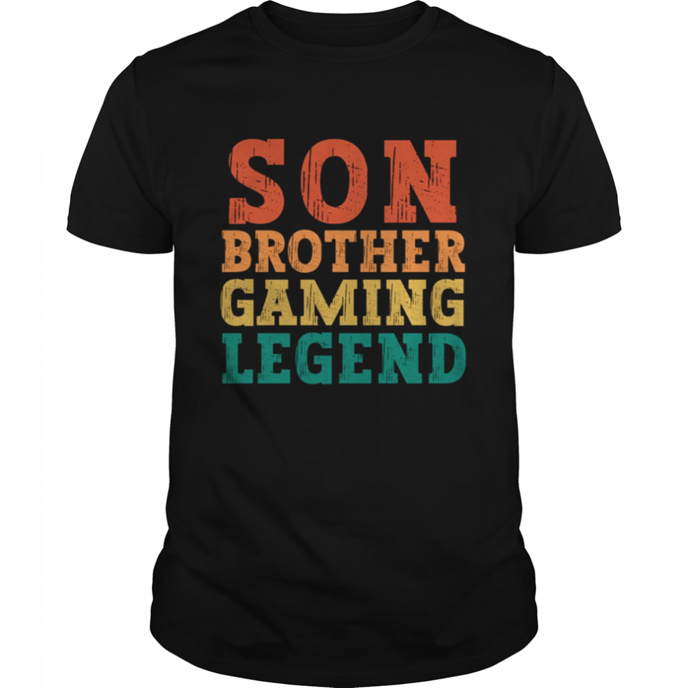 Vintage Son Brother Gaming Legend shirts