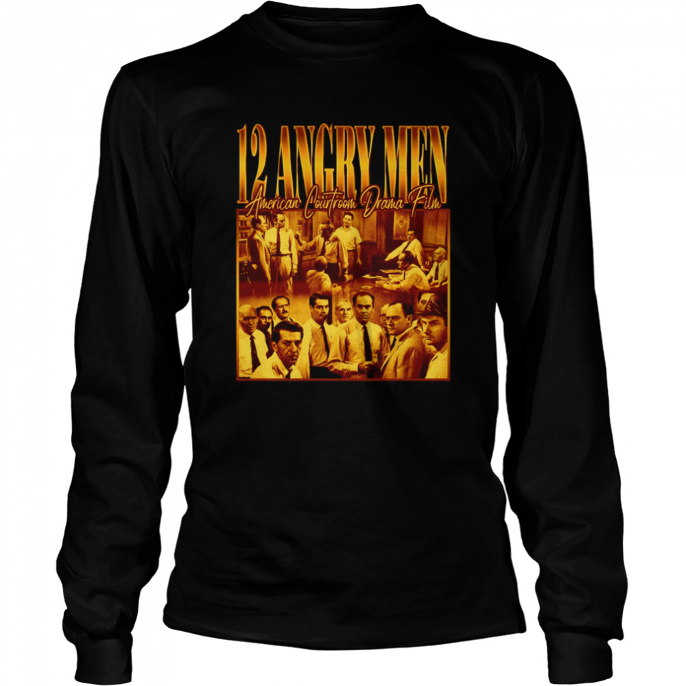 12 Angry Man Vintage 90s Style shirt Long Sleeved T-shirt
