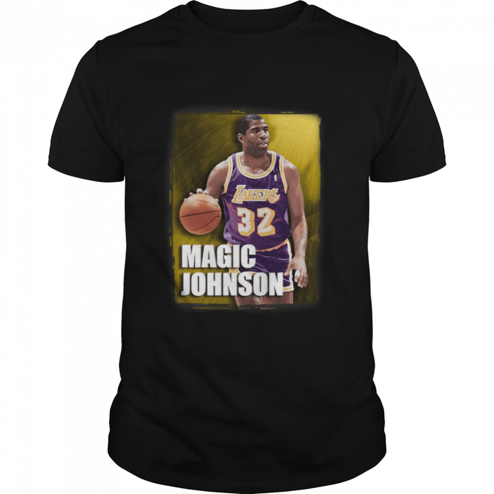 90ss Designs Lakers Legends Magics Johnsons shirts