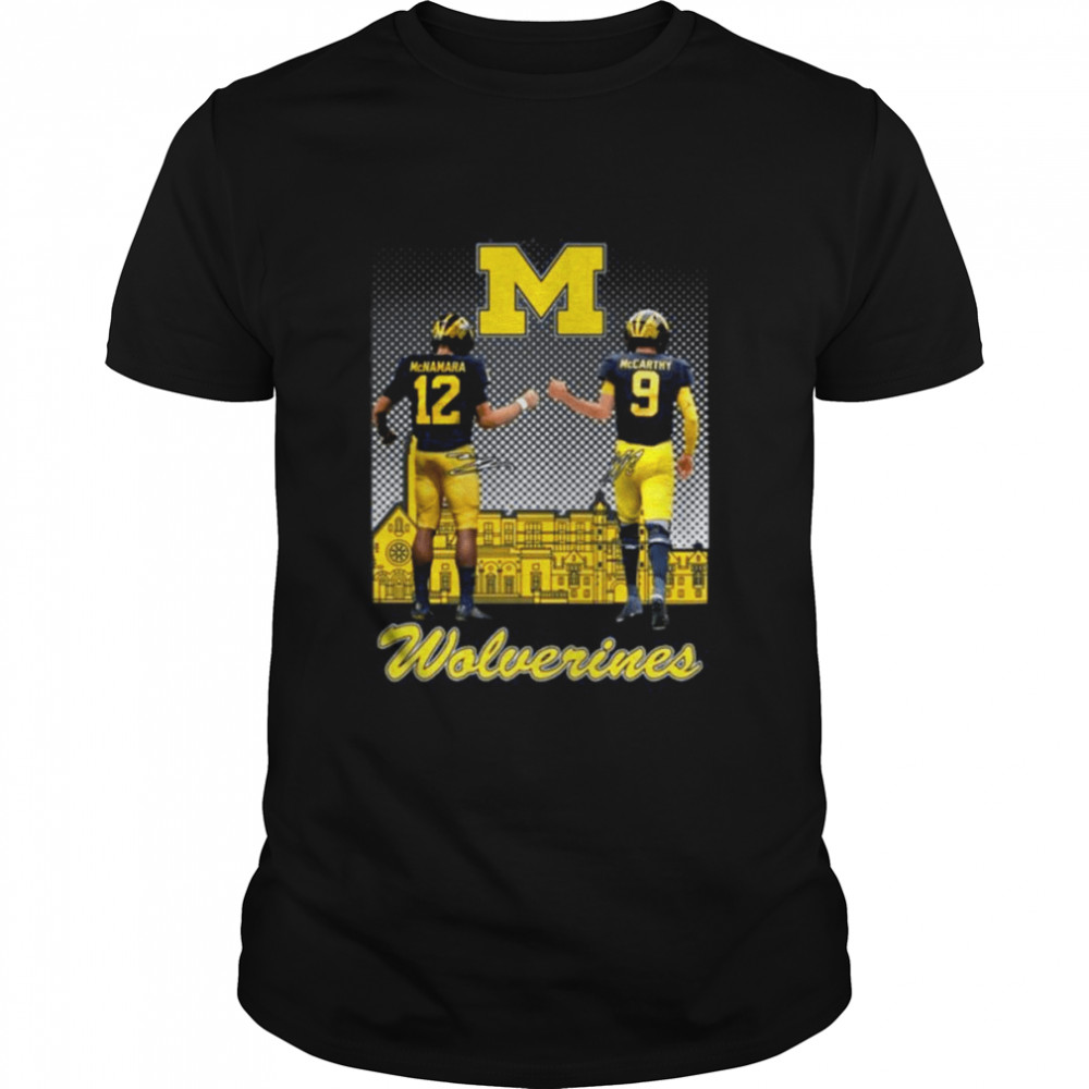Michigans Wolveriness McNamaras ands McCarthys Skylines 2022s signaturess shirts