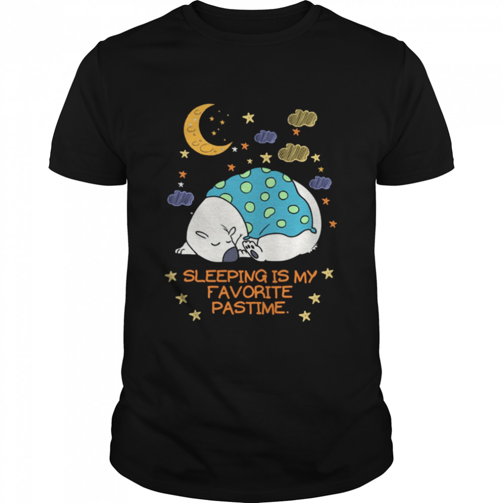 Cute Baby Picture Polar Bear Sleeping shirts