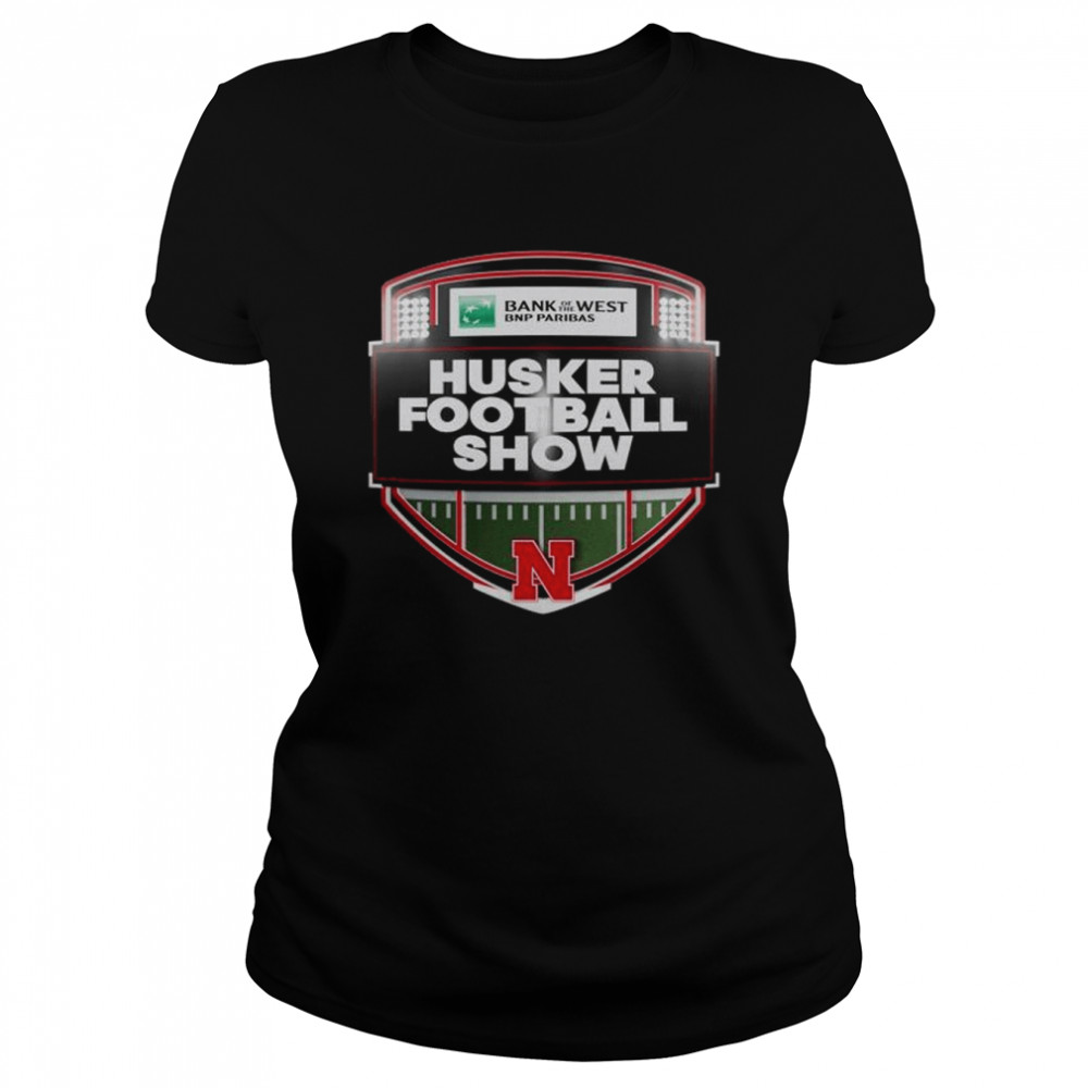 Back of the West BNP Paribas Husker Football Show shirt