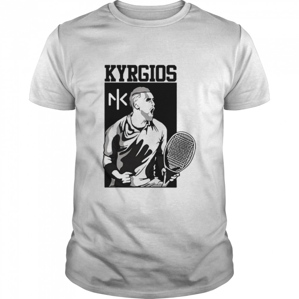 Black Art Pro Tennis Player Nick Kyrgios shirt